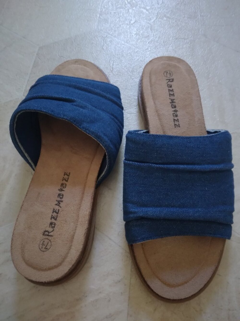 SANDALS BLUE DENIM